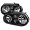 Spec-D Tuning 00-06 Volkswagen Golf 4 Mk4 Headlights- Black LH-GLF99JM-V2-RS - alternate 1